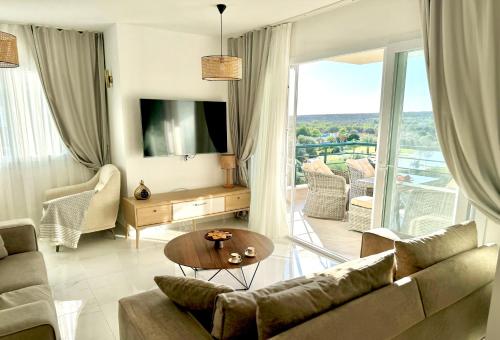 صالة مشتركة/ منطقة التلفزيون, Relaxing apartaments near the sea in Vokolida