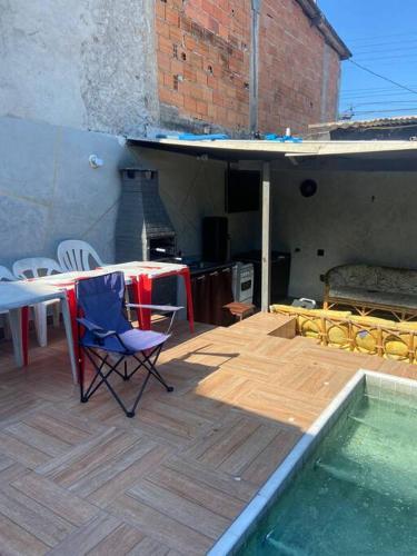 Casa com Piscina - Area da lazer familiar in Balneario Cidade Atlantica