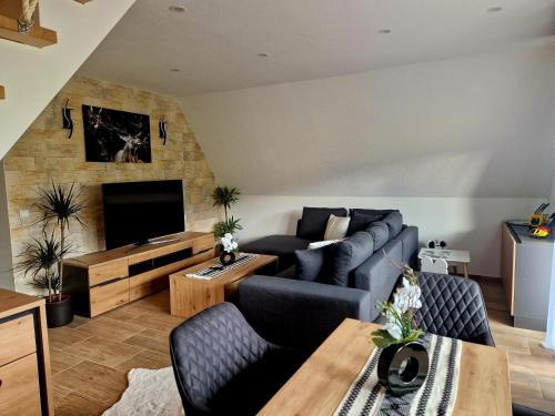 VilaMi Ferienwohnung mit Indoor Pool, Sauna, Hunde willkommen in Schönwald, Deutschland