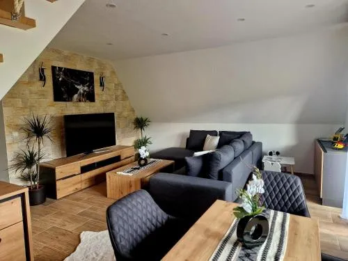 VilaMi Ferienwohnung mit Indoor Pool, Sauna, Hunde willkommen in Schönwald, Deutschland