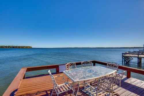 Waterfront Home at Lake Fork w/ Boardwalk in Gantera