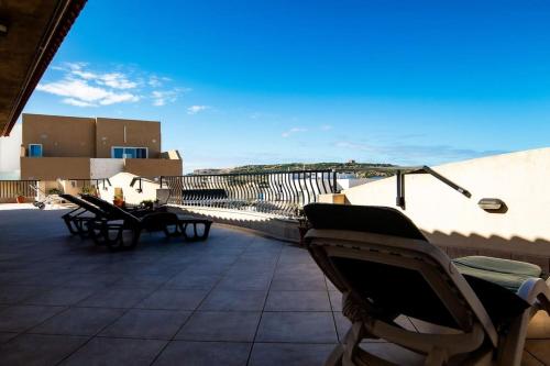 View, Aloe Vera penthouse corner in Mellieha