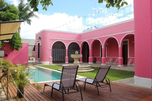 La Casa Rosa in Mérida, Mexico