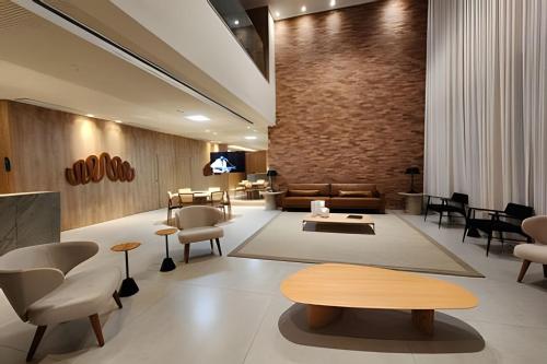 Lobby, Elegante e Pratico Studio - Beach Class Salvador in Salvador