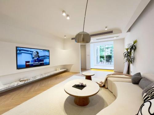 Sunny Abode创世纪花园 Deluxe three bedroom near Xujiahui, Szanghaj (zdjęcie 7)