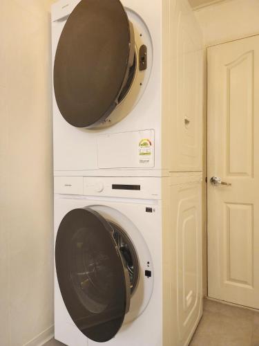 Gyedong byeolchae, Bukchon hanok village & Namsan tower city view Warm morning sunshine Tranquil Rest