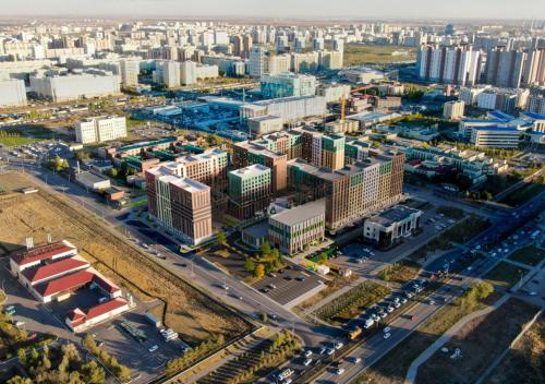 Oasis апартаменты с видом на парк, возле Хан-Шатыра и медицинского центра, Astana