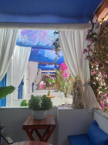 ระเบียง/ชานเรือน, Doron Hotel Delfini in เกาะแนโซส