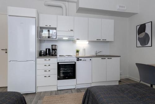 keittiö, Forenom Serviced Apartments Rauma Kaivopuisto in Rauma