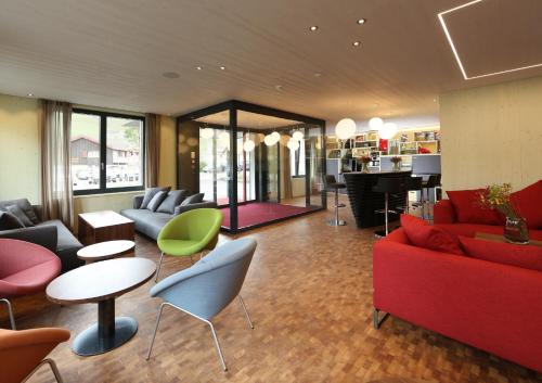 Skupni salon/TV območje, Lodge Hof Weissbad in Rüte