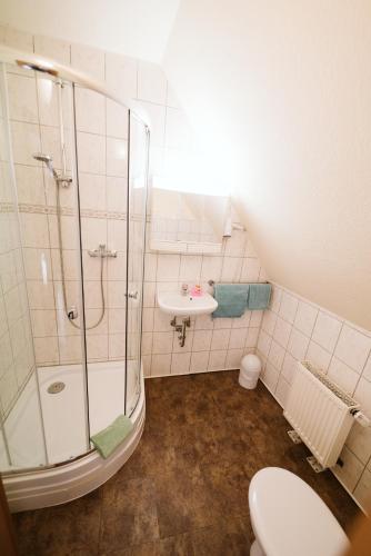 Bathroom, Landgasthof Schlotmann in Welver