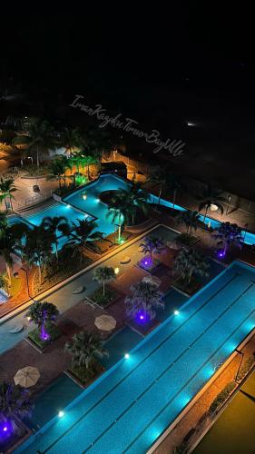 Sea View & Pool View & WiFi & Netflix at Iman Kazoku TimurBay Ville Studio 2BDR, Kuantan (fotografie 6)