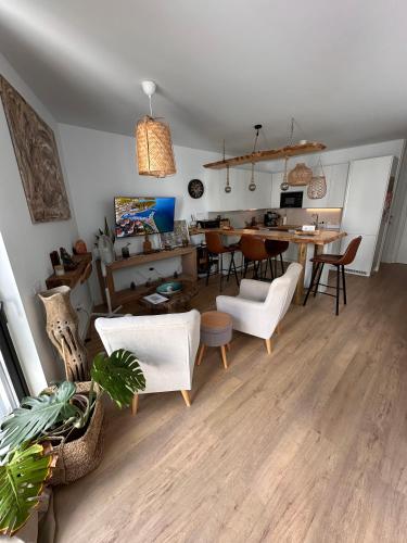 gedeelde lounge/tv-ruimte, Papá Totë Deluxe (Papa Tote Deluxe) in Playa Honda