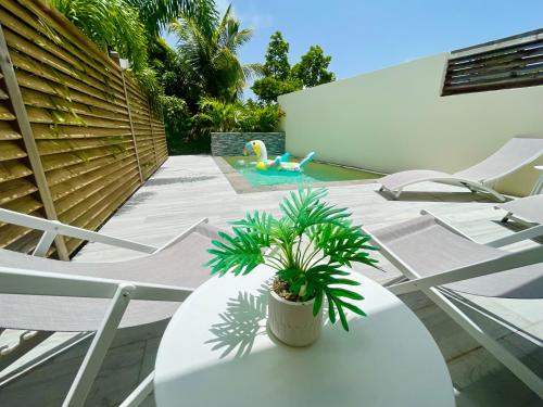 Villas TROPICAL & EXOTIC, 6 chambres avec 2 piscines in Le Moule