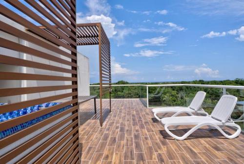 Penthouse con acceso al mar in Akumal, Mexico