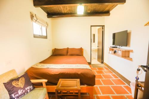 1 double bed