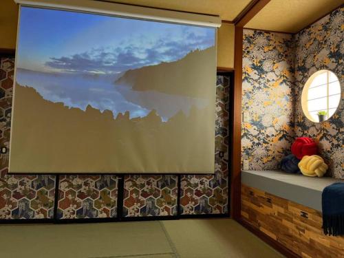 折々祭ー河口湖駅徒歩六分富士山ビューとホームシアター庭付