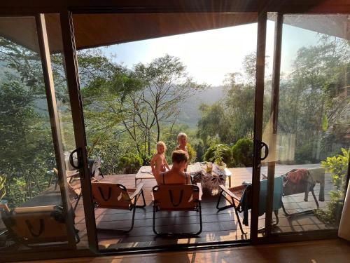 Hanoi Mountain View 3BR Private Villa, Natural Spring Infinity Pool, Healing Nature Retreat, VNese C in Quoc Oai