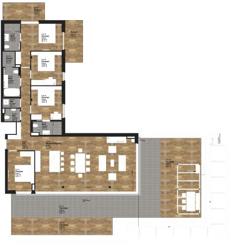 4 bedrooms, 5 beds
