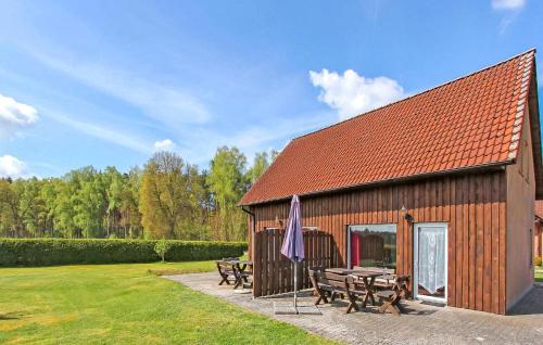 Viesnīcas āriene, Ferienwohnung Mirow Ot Qualzow in Roggentin (Mecklenburgische Seenplatte)