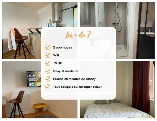 Le 71 - Love Room Cozy - Disney 20min, Meaux (foto 9)