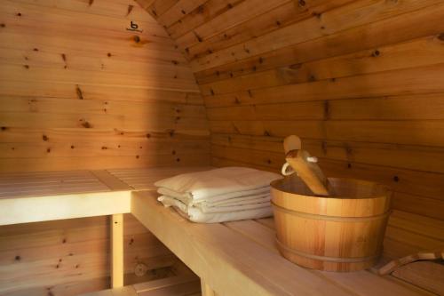 Sauna, Prague Wellness Home, Forest Getaway in Prague 21