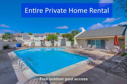 Entire Modern 4-Bedroom Home w Pool, King Bed, Garage, Prime Location in San Diego, USA
