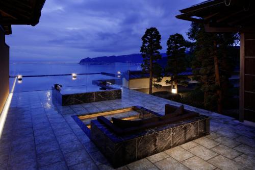 Open air bath, THE HIRAMATSU HOTELS & RESORTS ATAMI in Atami Castle