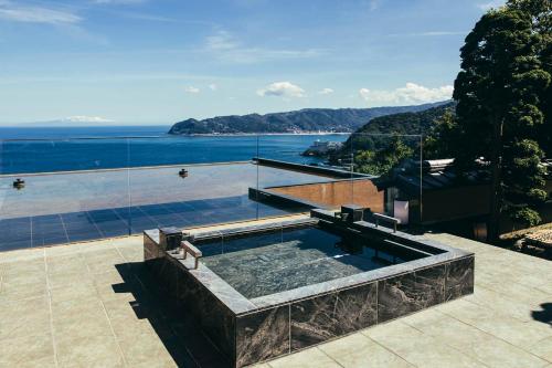 Hot spring bath, THE HIRAMATSU HOTELS & RESORTS ATAMI in Atami Castle
