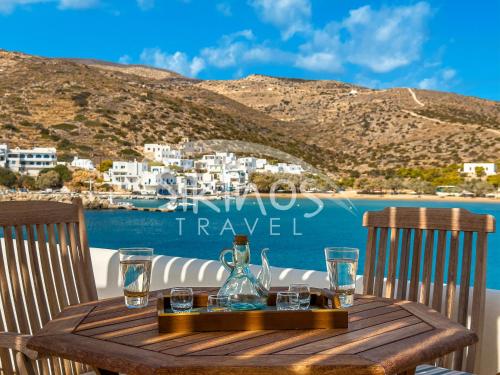 Erkély/terasz, Traditional Seafront Family House in Alopronia (Sikinos)