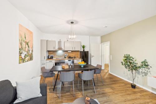 Apartment Kranich mit 3 Zimmern, top Infrastrukturlage HH Langenhorn, nähe Airport, Boxspringbetten und Arbeitsplätzen mit Glasfaser WLAN, Hamburgo (foto 6)