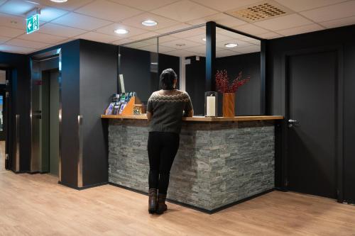 Empfangshalle, Skansen Hotel in Tromsø