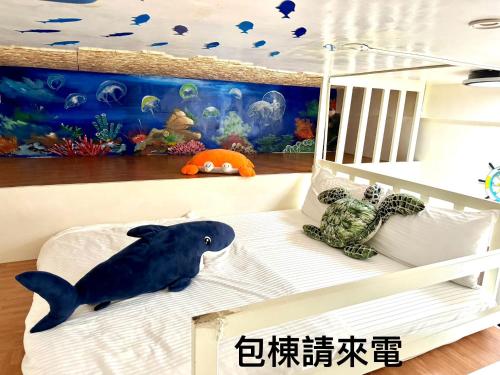 1 double bed
