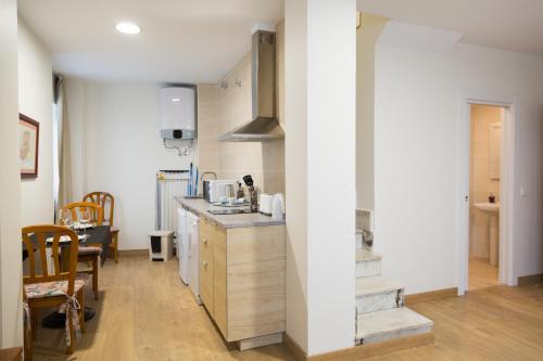 Konyha, Apartamentos Playa De Cobreces in Cobreces