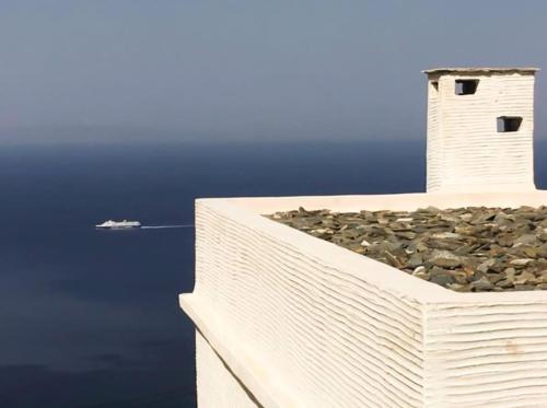Andros -Stone house with shared pool & seaview, Andros (zdjęcie 9)