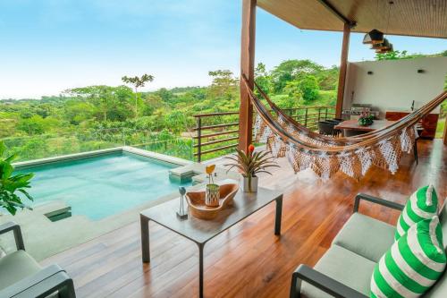 Balkons/terase, Ecolirios Boutique Hotel & Villas in Guacimo