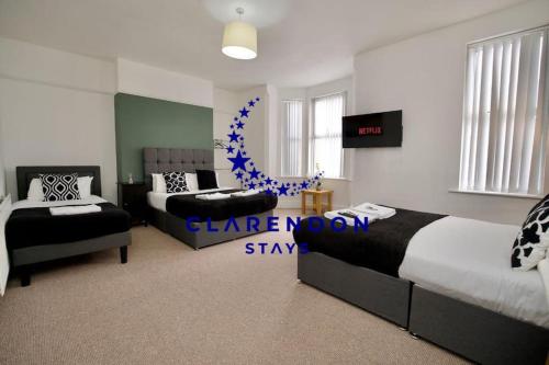 6BR, Free Parking, WiFi, SmartTVs, Sleeps 16 gîte à louer Coventry Railway Station