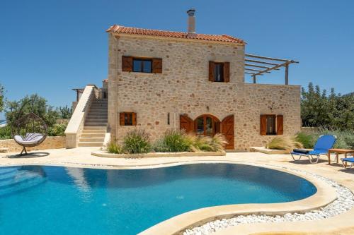 Villa Asteria Private Heated Pool gîte à louer Melidóni