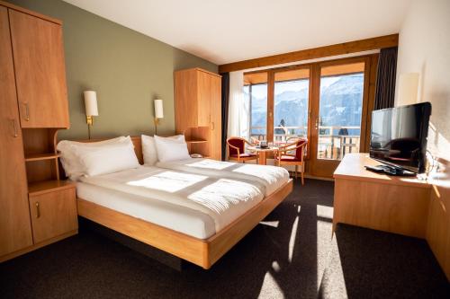 Double Room with Jungfrau View and Balcony
