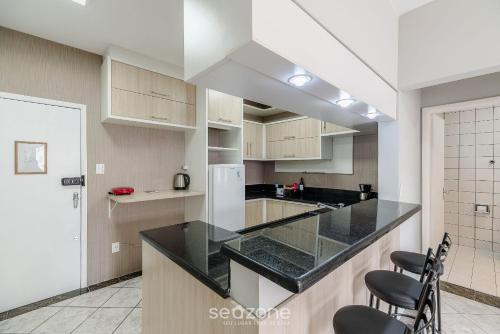 Kitchen, EJO - Apartamentos Modernos no Centro de Floripa near Bar Do de
