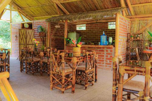 Restorāns, Finca Las Palmas Ecolodge in Puyo