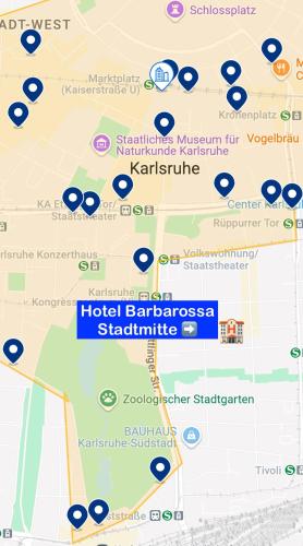 Hotel Barbarossa Karlsruhe Stadtmitte 4