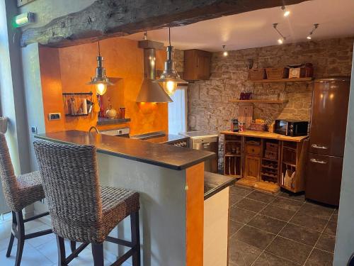 廚房, Grange de la Rochette - 1 à 6p (Grange de la Rochette - 1 a 6p) in 希尼