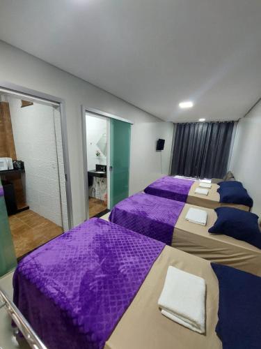 1 double bed, 3 twin beds
