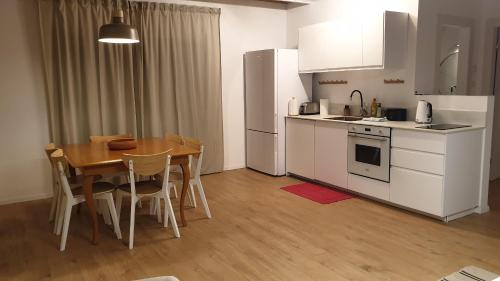 주방, Aviner Guest house 80m- Without garden in 라못