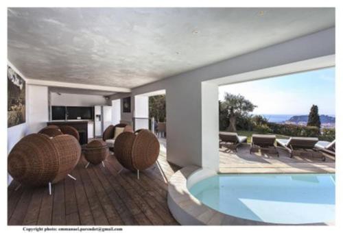 MONT BORON - NICE - Splendide villa d'architecte vue panoramique in Mont Boron