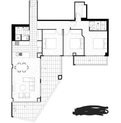 Floor plans, Spacious 3 bedroom, 2 washroom and 2 parking 5 min from train station in Blacktown