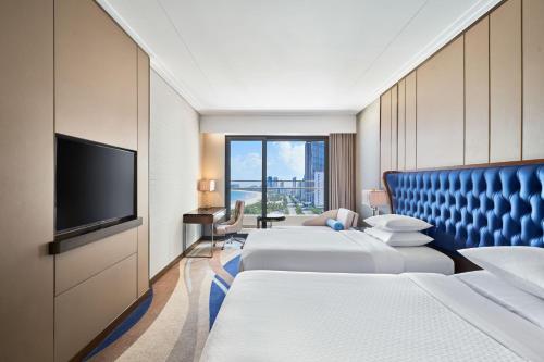 Twin room, deluxe, partial ocean view, panoramic view, balcony