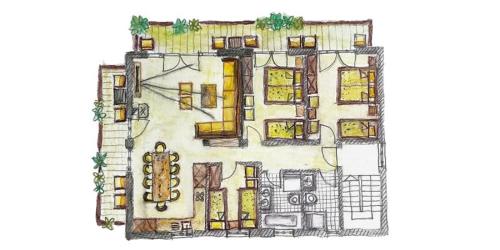 3 bedrooms, 6 beds