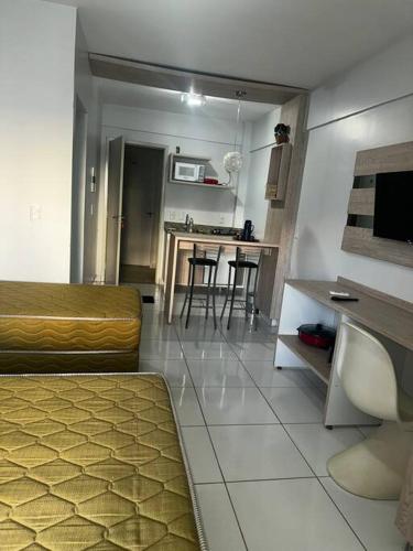 Flat para 4 adultos e 1 criança até 8 anos (Flat para 4 adultos e 1 crianca ate 8 anos) in 聖拉戈金錫